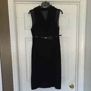 Elegant Black Sleeveless Dress
